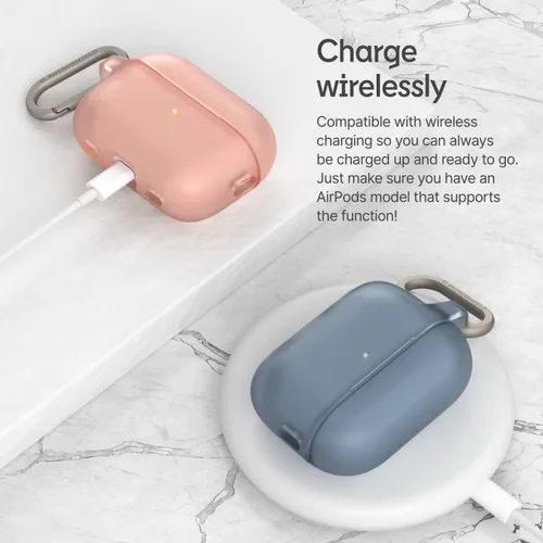 Miniatura 5 de RHINOSHIELD Funda para AirPods con mosquetón compatible con Apple [AirPods Pro 2], protección contra caídas de grado militar, resistente a