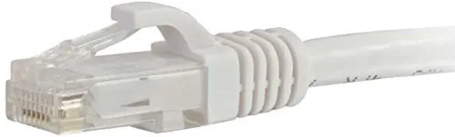 Miniatura 119 de C2G/Cables to Go 27872 Cable de red Ethernet cruzado Cat6 sin blindaje (UTP) sin enganche, amarillo (2,13 metros/7 pies)