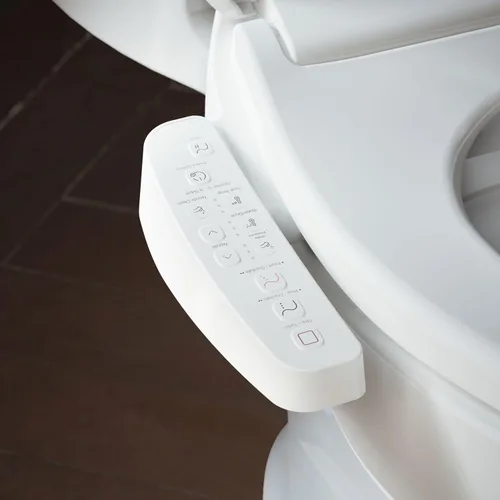 Miniatura 6 de Kohler PureWash E580 Asiento de Inodoro Bidé Alargado, Blanco, Tapa de Cierre Silencioso Previene Golpes, Boquilla Autolimpiante, Presión de Agua