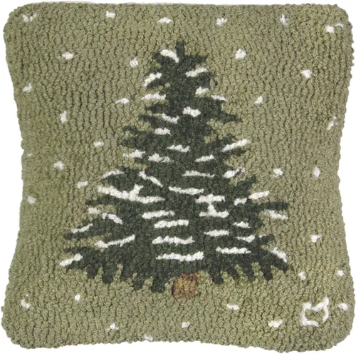 Miniatura 8 de Chandler 4 Corners Almohada Decorativa de Lana con Diseño de Árbol Elegante Tejida a Mano por Artista (18 x 18 pulgadas) Almohada de Navidad