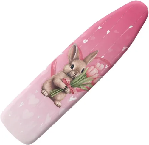 Miniatura 23 de Funda floral a prueba de arañazos para tablas de planchar de tamaño estándar, reflectante, con 3 ganchos y bucles para decoración de tablas de 15 x