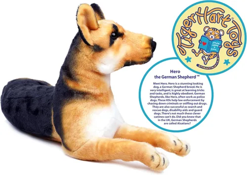 Miniatura 3 de TigerHart Hero El Pastor Alemán - Perro de Peluche de 19 Pulgadas de Felpa