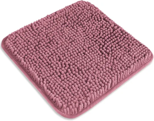 Miniatura 660 de Alfombra de baño pequeña de 12 x 18 pulgadas, lavable y absorbente, antideslizante, alfombra de baño de felpilla gruesa y suave para baño, ducha
