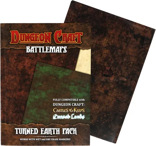 Miniatura 16 de DUNGEON CRAFT Battlemaps - Juego de mesa, alfombrilla de batalla para Calabozos y Dragones, alfombrilla DND laminada brillante de doble cara