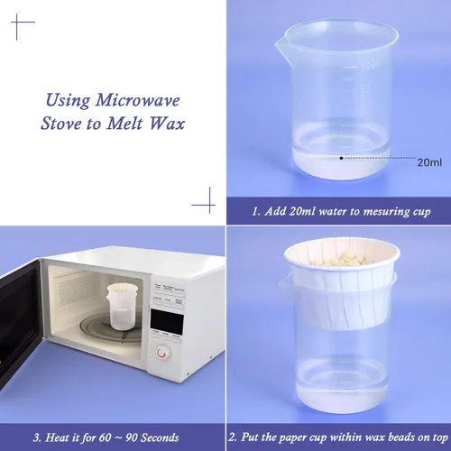 Miniatura 6 de Kit de cera para nariz para hombres y mujeres, cera de depilación nasal para Charmonic (50 gramos / 10 veces de uso)