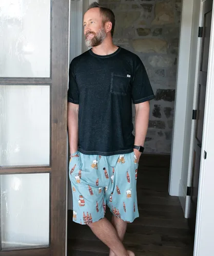 Miniatura 88 de Lazy One - Pantalones cortos de pijama para hombre, ropa de dormir