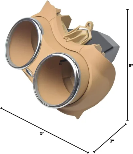 Miniatura 7 de Para Mercedes-Benz CLS C219 CLS 280 300 350 500 550 2006-2011 Soporte para bebidas doble taza #A21968004148K67 / A2196800414 (beige)