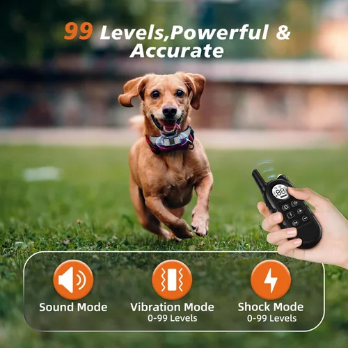 Miniatura 5 de Collar de Choque para Perro Más Pequeño, Collar de Entrenamiento de Perro Más Ligero con Control Remoto para Perros Pequeños de 5 a 15 libras