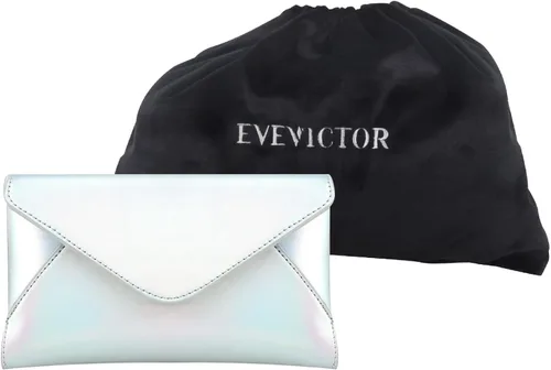 Miniatura 6 de Evevictor Bolso de mano de noche para mujer, bolso cruzado pequeño, bolso de hombro brillante para boda, graduación, fiesta, cita