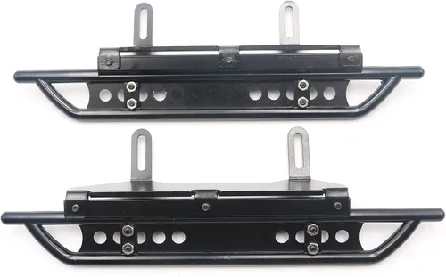 Miniatura 9 de KYX Estribos laterales de carreras placa de pie para 1/10 RC Crawler Redcat Gen8 Scout II (aluminio)