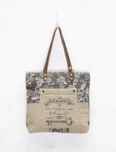 Miniatura 2 de Myra Bag S Old Key S-0738 - Bolsa de lona reciclada Multi color talla única