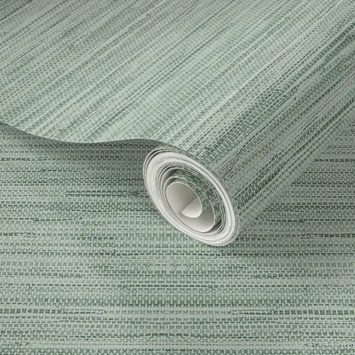 Miniatura 2 de Papel tapiz autoadhesivo para despegar y pegar, papel tapiz de imitación verde salvia suave con textura de aspecto costero extraíble Spoonflower