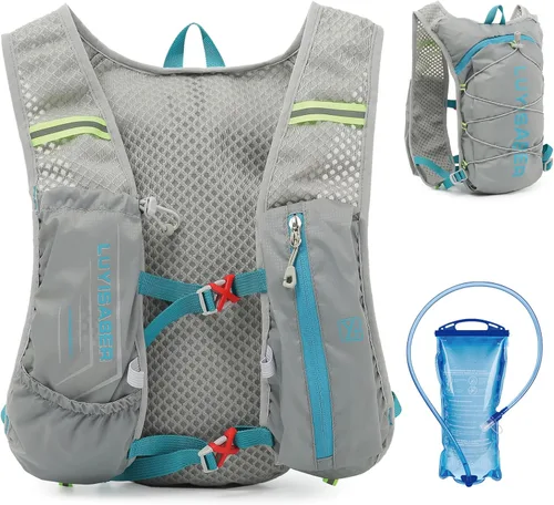 Miniatura 10 de TRIWONDER Mochila de hidratación para correr, chaleco de agua ligero para hombres y mujeres, paquete de agua de hidratación para ciclismo, correr