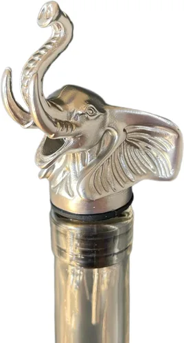 Miniatura 4 de Boquilla aireadora de vino de elefante, divertido regalo de vino de dinosaurio para hombres y mujeres, accesorio novedoso de vino de animales