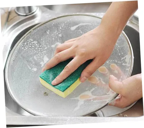Miniatura 4 de Healifty Grande para la limpieza 15pcs Juego de esponjas para lavar platos autodescontaminación estropajo almohadillas cocina baño ayudante