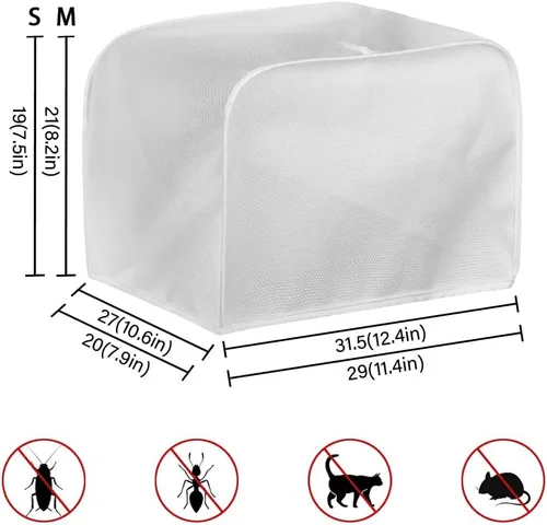 Miniatura 7 de Fundas para tostadoras, resistentes a las manchas, ligeras, a prueba de polvo, compatibles con la mayoría de las tostadoras de 2 rebanadas