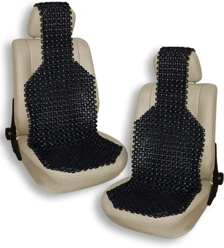 Miniatura 9 de VaygWay Cojín de Asiento Cómodo con Cuentas de Madera – Cubierta de Asiento de Automóvil Cómoda con Cuentas de Madera – Cubierta Fresca de Masaje