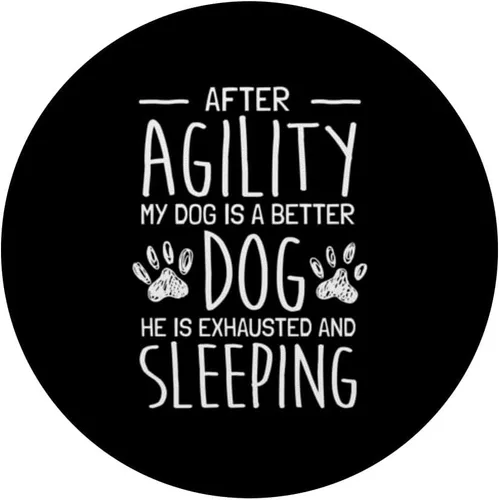 Miniatura 3 de Dog Agility Handler - Agility Dog Sports - Dog Agility PopSockets Adhesive PopGrip