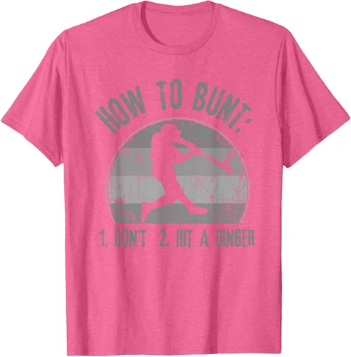 Miniatura 40 de Cómo Bunt Don't Hit A Dinger - Camiseta divertida de béisbol y sóftbol, Negro, S