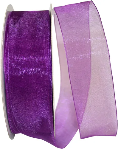 Miniatura 60 de Reliant Ribbon 25621-053-09C Cinta transparente de gasa, 1-1/2 pulgadas x 100 yardas, azul