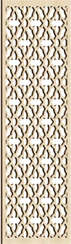 Miniatura 16 de Madison Paneles de pared decorativos de madera con calado, 9 3/8 pulgadas de ancho x 24 3/8 pulgadas de alto x 3/8 de alto, roble rojo rojo (Red Oak)