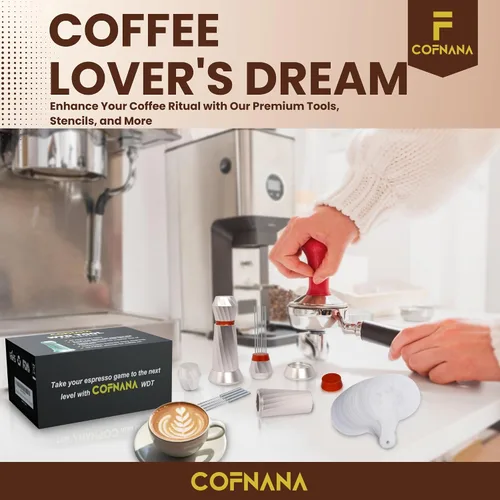 Miniatura 5 de WDT Tool Espresso - Herramienta agitadora profesional de espresso - Distribuidor de espresso de aluminio premium - Herramienta de distribución