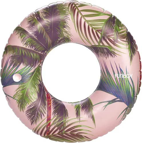Miniatura 13 de FUNBOY Flotador tubular inflable tamaño gigante con diseño de conchas de sirena, estilo dona, flotador de piscina de lujo para fiestas de verano