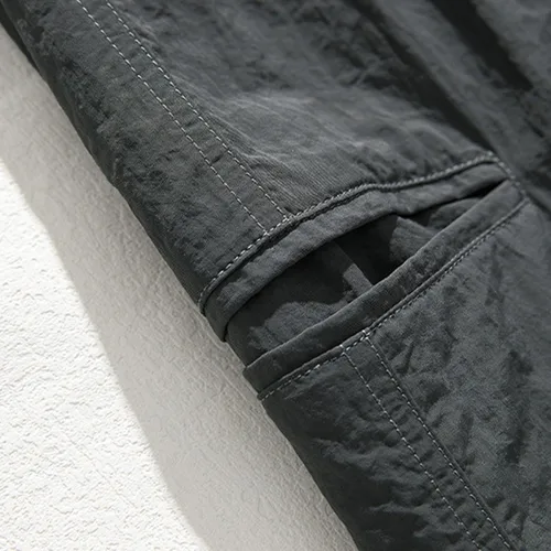 Miniatura 4 de JEShifangjiusu Pantalones convertibles de senderismo para hombre, impermeables, de secado rápido, ligeros, para pesca, con bolsillo