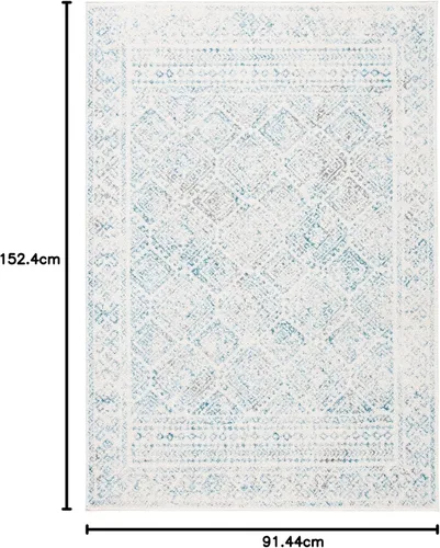 Miniatura 297 de Safavieh - Alfombra decorativa de la colección Tulum, modelo TUL264F, estilo marroquí, bohemio y desgastado, no suelta pelusa, para sala, vestíbulo