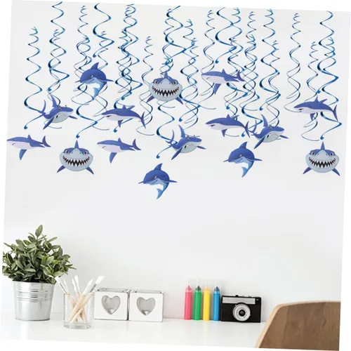 Miniatura 8 de Amosfun Decoraciones de remolinos, 30 unidades, mariposas decorativas para decoración de océano, adorno de cubierta, espirales para fiesta