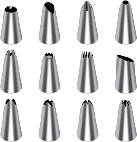 Miniatura 2 de Tamodan Bolsas y puntas, bolsas de pastelería y puntas adecuadas para principiantes, incluidas 100 bolsas de tuberías desechables de 16 pulgadas