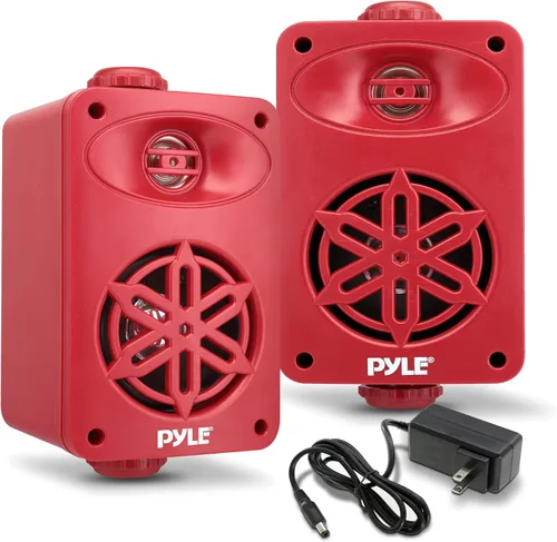 Miniatura 17 de PyleUsa Par de altavoces Bluetooth para interiores y exteriores, 500 W, doble impermeable, 5.25 pulgadas, sistema de altavoces de rango completo