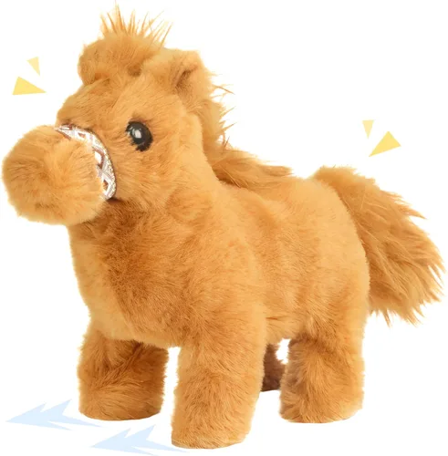 Miniatura 10 de Easfan Walking Black Cow - Juguete electrónico interactivo de peluche para mascotas con sonidos y movimientos en movimiento, juguete educativo