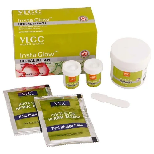 Miniatura 5 de Vlcc Insta Glow - Blanqueador de hierbas con pepino y pétalo de rosa para la equidad, 1.90 oz