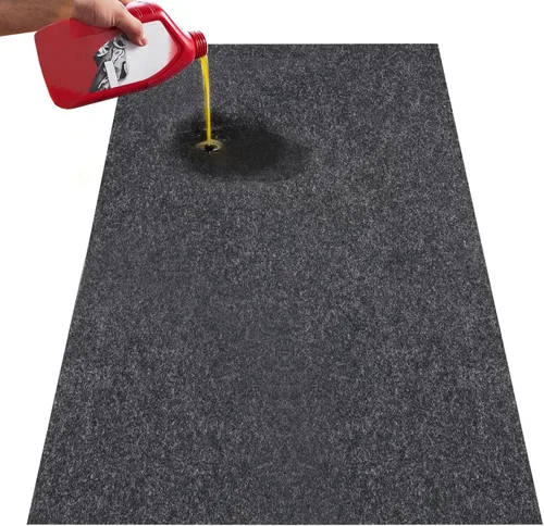 Miniatura 11 de VEVOR Tapete para Piso de Garaje, 3'x5' Tapete para Derrames de Aceite, Tapete para Piso de Garaje Debajo del Automóvil, Duradero, Reutilizable