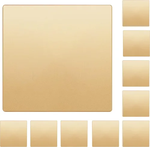 Miniatura 37 de LIDER Placa de Pared de Metal Doble Lisa, Resistente a la Temperatura e Impacto, Acero Inoxidable 304, Cubierta sin Tornillos, Actualización