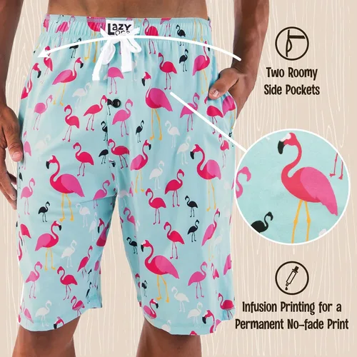Miniatura 83 de Lazy One - Pantalones cortos de pijama para hombre, ropa de dormir