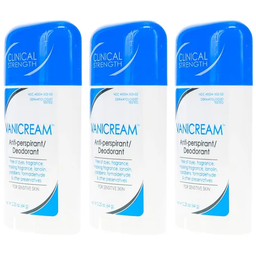 Miniatura 2 de Vanicream Antitranspirante - Desodorante de fuerza clínica para pieles sensibles, 2.25 onzas, paquete de 3