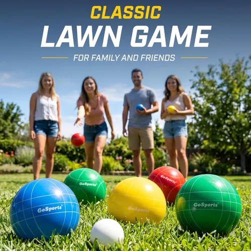 Miniatura 2 de GoSports 90 mm Bocce Ball Sets - Outdoor Lawn Game - Composite or Resin Resina
