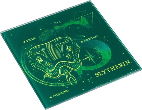Miniatura 7 de Silver Buffalo Harry Potter Constellations - Juego de posavasos de cristal de 4 piezas, multicolor (HP26175A)