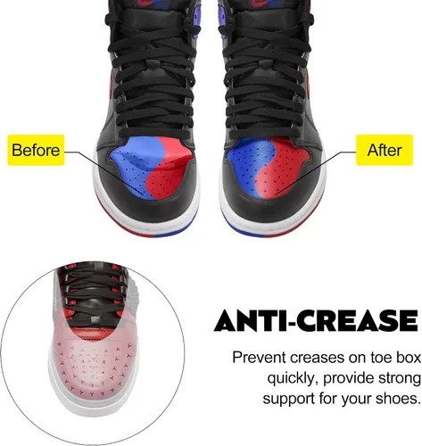 Miniatura 2 de TUPEED 6 pares de protectores de dedos de zapatos, protectores antiarrugas para Air Jordan Air Force, 2022 nuevos tapones para arrugas de zapatos