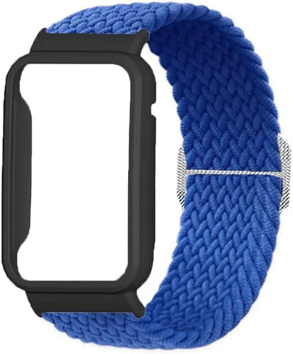 Miniatura 9 de Senter Correa de repuesto de liberación rápida de nailon suave para Huawei Band 7 pro Smart Watch Naranja