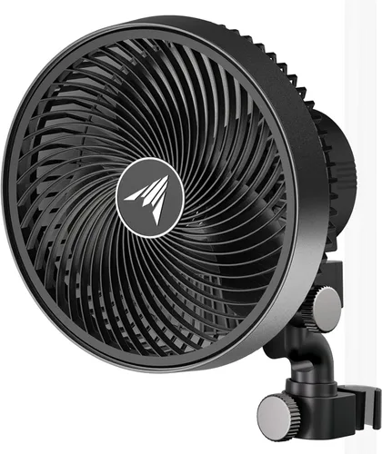 Miniatura 10 de AC Infinity CLOUDRAY S6, ventilador de clip para tienda de cultivo de 6 pulgadas con motor EC de larga duración rediseñado, 10 velocidades de viento
