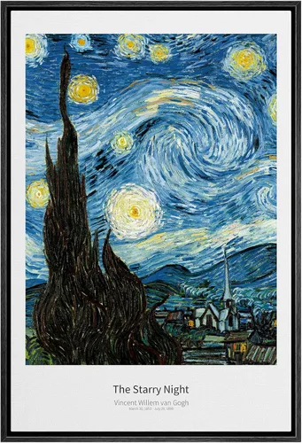 Miniatura 70 de SIGNWIN Lienzo enmarcado para pared, diseño de Vincent Van Gogh, un par de amantes, naturaleza, ilustraciones de área silvestre, bellas artes