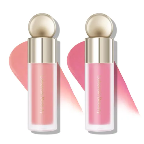 Miniatura 8 de KYDA Iluminador líquido, brillo natural con tinte, acabado sedoso y duradero, cobertura ligera y cremosa de seda, maquillaje para realzar el rostro