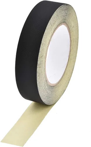 Miniatura 12 de uxcell Cinta de tela de acetato de 0.394 in para portátil reparación de guitarra eléctrica auto cinta adhesiva de alta temperatura negro 98.4