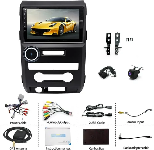 Miniatura 8 de Radio de actualización 5G para Ford F150 F-150 2009-2014 con CarPlay Android Auto, pantalla táctil IPS de 9 pulgadas, reproductor de radio de coche