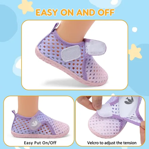 Miniatura 162 de FEETCITY Baby Boys Girls Water Sport Shoes Barefoot Kids Aqua Socks Quick-Dry Beach Swim Pool Shoes