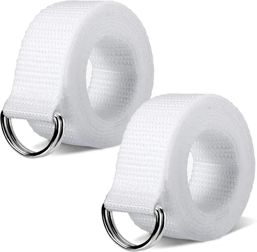 Miniatura 4 de Seematn Web - Cinturón de fútbol de 52 pulgadas, cinturón de fútbol con anillo en D para hombres, mujeres, jóvenes, niños y niñas Azul