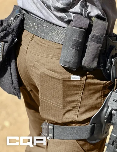 Miniatura 221 de CQR – Pantalones tácticos elásticos tipo cargo para hombre, resistentes al agua, de tela ripstop (antidesgarros), ligeros, ideales para uso diario